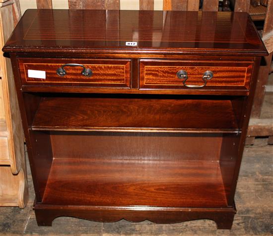 Small mahogany book shelf